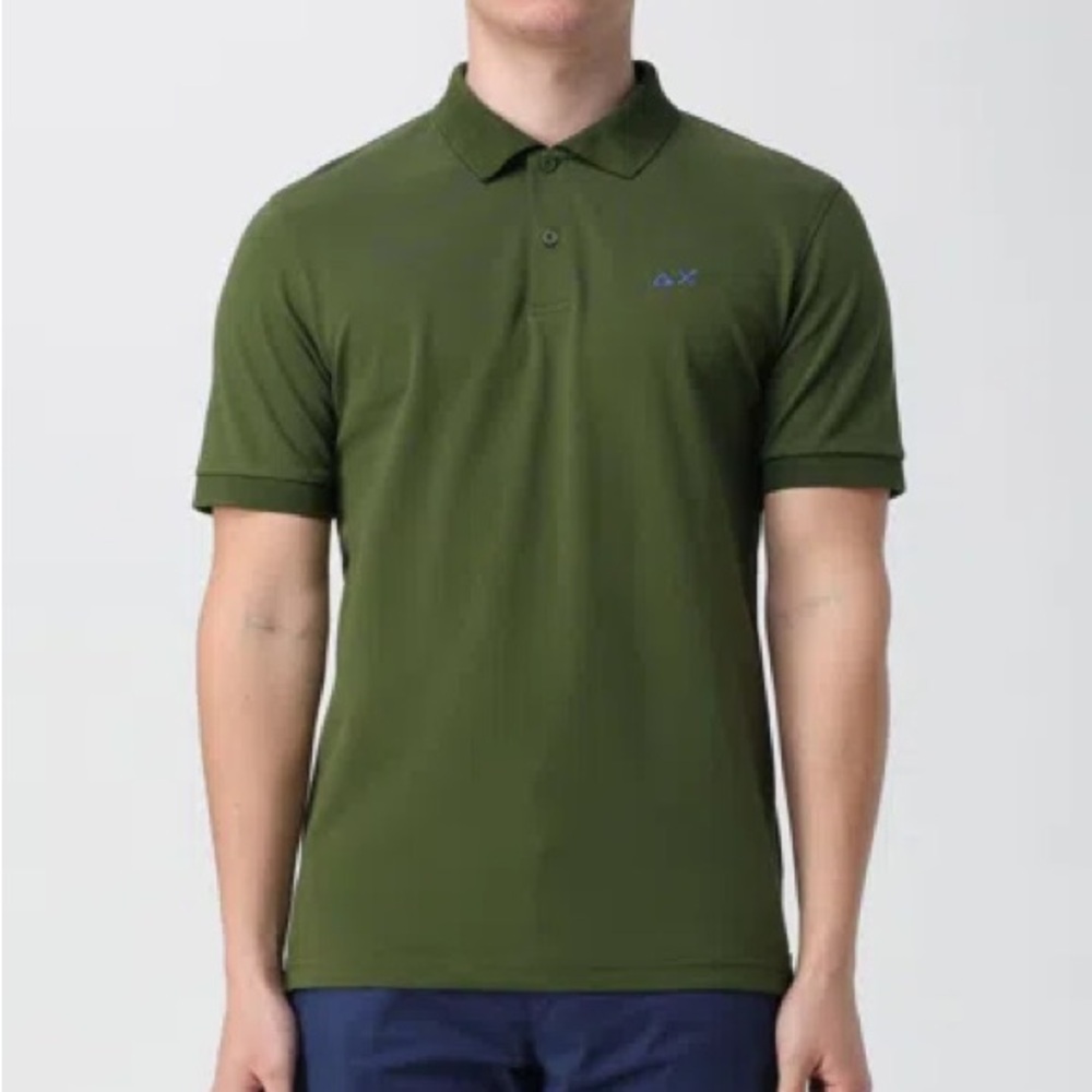 Sun 68 Olive Polo Shirt NWT New with Tags